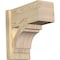 Ekena Millwork Merced Block Rough Sawn Outlooker, Douglas Fir, 8"W x 16"D x 16"H OUT08X16X16MRC05RDF - alternate 1